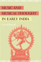 Music and Musical Thought in Early India
 9780226730349