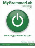 MyGrammarLab Elementary without Key and MyLab Pack: Student book with MyLab, without answer key (Longman Learners Grammar) [1 ed.]
 1408299143, 9781408299142
