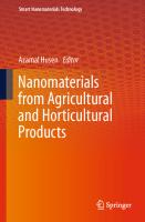 Nanomaterials from Agricultural and Horticultural Products
 9789819934348