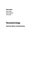 Nanotechnology: Technical Basics and Applications
 9783748602347