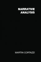 Narrative Analysis [1st ed.]
 9781315067421