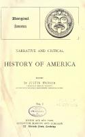 Narrative and Critical History of America [1]