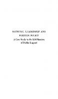 National Leadership and Foreign Policy: A Case Study in the Mobilization of Public Support
 9781400876129