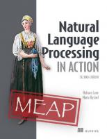 Natural Language Processing in Action, Second Edition MEAP V09 [MEAP Edition]