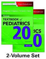Nelson Textbook of Pediatrics [20 ed.]
 9781455775668, 9780323353076