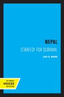 Nepal: Strategy for Survival [Reprint 2019 ed.]
 9780520338692