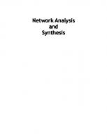 Network Analysis And Synthesis [1 ed.]
 9781259062957