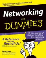 Networking for Dummies [7th ed]
 076457583X, 9780764575839