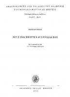 Neue Inschriften aus Epidauros: mit 73 Faksimilia im text und 65 Abbildungen auf 26 Tafeln