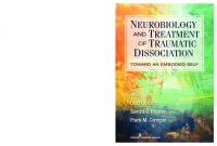 Neurobiology and Treatment of Traumatic Dissociation: Towards an Embodied Self [Paperback ed.]
 0826106315, 9780826106315
