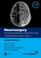 Neurosurgery: The Essential Guide to the Oral and Clinical Neurosurgical Exam [2 ed.]
 1032138742, 9781032138749