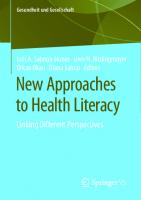 New Approaches to Health Literacy: Linking Different Perspectives [1st ed.]
 9783658309084, 9783658309091