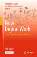 New Digital Work: Digital Sovereignty at the Workplace
 3031264894, 9783031264894