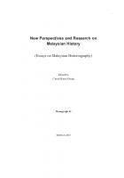 New Perspectives and Research on Malaysian History: Essays on Malaysian Historiography
 9789679948400, 9679948404