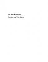 New perspectives on Coleridge and Wordsworth: selected papers from the English Institute
 9780231036795