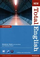 New Total English Advanced Students' Book with Active Book Pack [2 ed.]
 1408267144, 9781408267141
