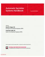 NFPA 13: Automatic Sprinkler Systems Handbook, 2019 Edition
 1455919802, 9781455919802