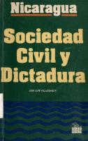 Nicaragua: sociedad civil y dictadura
 9977901279