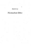 Nicomachean Ethics [Third Edition, third]
 1624668151, 9781624668159