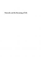 Nietzsche and the Becoming of Life
 9780823262892
