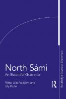 North Sámi: An Essential Grammar [1 ed.]
 1138839361, 9781138839366
