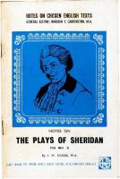 Notes on The Plays of Sheridan