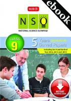 NSO class 9 5 years Question papers