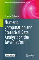 Numeric Computation and Statistical Data Analysis on the Java Platform [1st edition]
 9783319285290, 9783319285313, 9783319803715, 3319803719