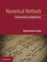 Numerical Methods: Fundamentals and Applications
 1108716008, 9781108716000