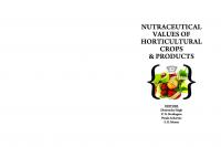 Nutraceutical Values of Horticultural Crops and Products [Large type / Large print ed.]
 9789385516979, 9385516973