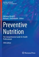 Nutrition and Health: Preventive Nutrition [5th edition]
 9783319224305, 9783319224312, 331922431X