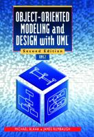 Object-Oriented Modeling and Design with UML [2 ed.]
 0130159204
