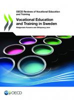 OECD Reviews of Vocational Education and Training Vocational Education and Training in Sweden
 9264313060, 9789264313064