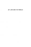 Of Law and the World: Critical Conversations on Power, History, and Political Economy
 9780674294899