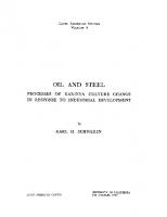 Oil and steel: processes of Karinya culture in response to industrial development
 fx719m73z
