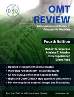 OMT Review: A Comprehensive Review in Osteopathic Medicine [4 ed.]
 0692157565, 9780692157565
