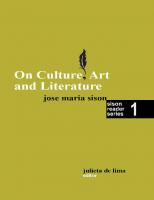 On Culture, Art, and Literature