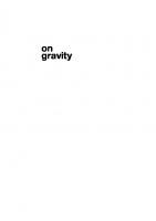 On Gravity: A Brief Tour of a Weighty Subject
 9781400890309