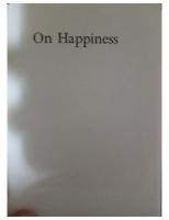 On Happiness
 0002158183, 9780002158183