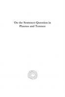 On the Sentence-Question in Plautus and Terence
 9781463221591