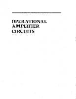 Operational Amplifier Circuits: Theory and Applications
 0-03-001948-6