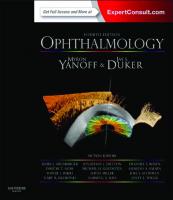 Ophthalmology [4 ed.]
 9781455739844, 9781455750016, 9781455739837