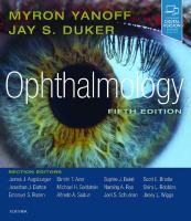 Ophthalmology [5 ed.]
 9780323528191, 9780323528214, 9780323528207