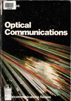 Optical Communications [1 ed.]
 047190368X