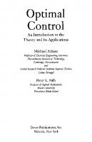 Optimal Control: An Introduction to the Theory and Its Applications (Dover Books on Engineering) [Illustrated]
 0486453286, 9780486453286