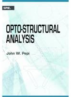 Opto-structural Analysis
 9781510619333, 151061933X