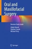 Oral and Maxillofacial Surgery: Revision Study Guide [1 ed.]
 3031254724, 9783031254727, 9783031254734