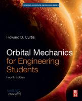 Orbital mechanics for engineering students [Fourth edition]
 9780081021330, 008102133X