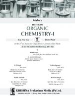 Organic Chemistry-I
