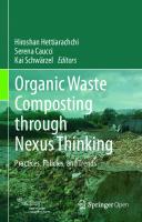 Organic Waste Composting through Nexus Thinking: Practices, Policies, and Trends [1st ed.]
 9783030362829, 9783030362836